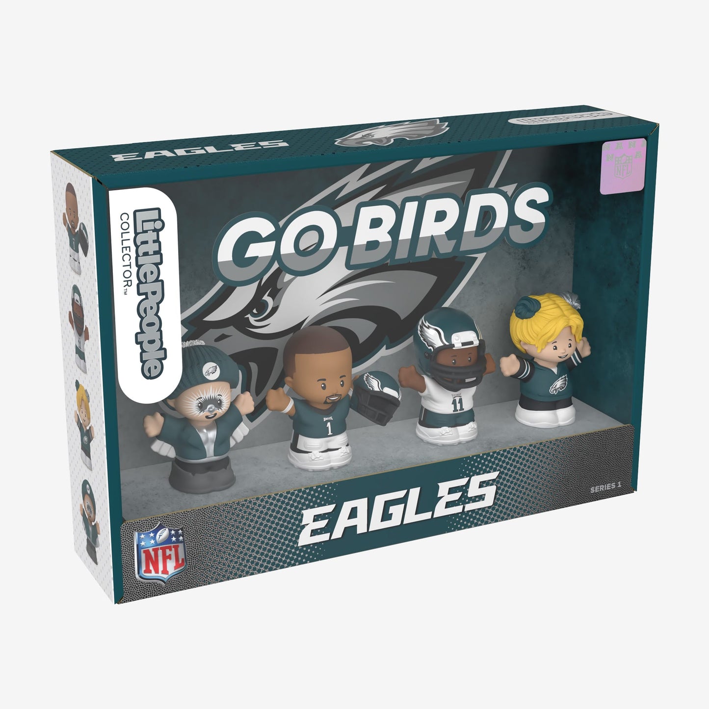 Little People Collector x NFL Philadelphia Eagles Set - Bộ Mô Hình Nhân Vật Philadelphia Eagles - Mattel Little People Collec
