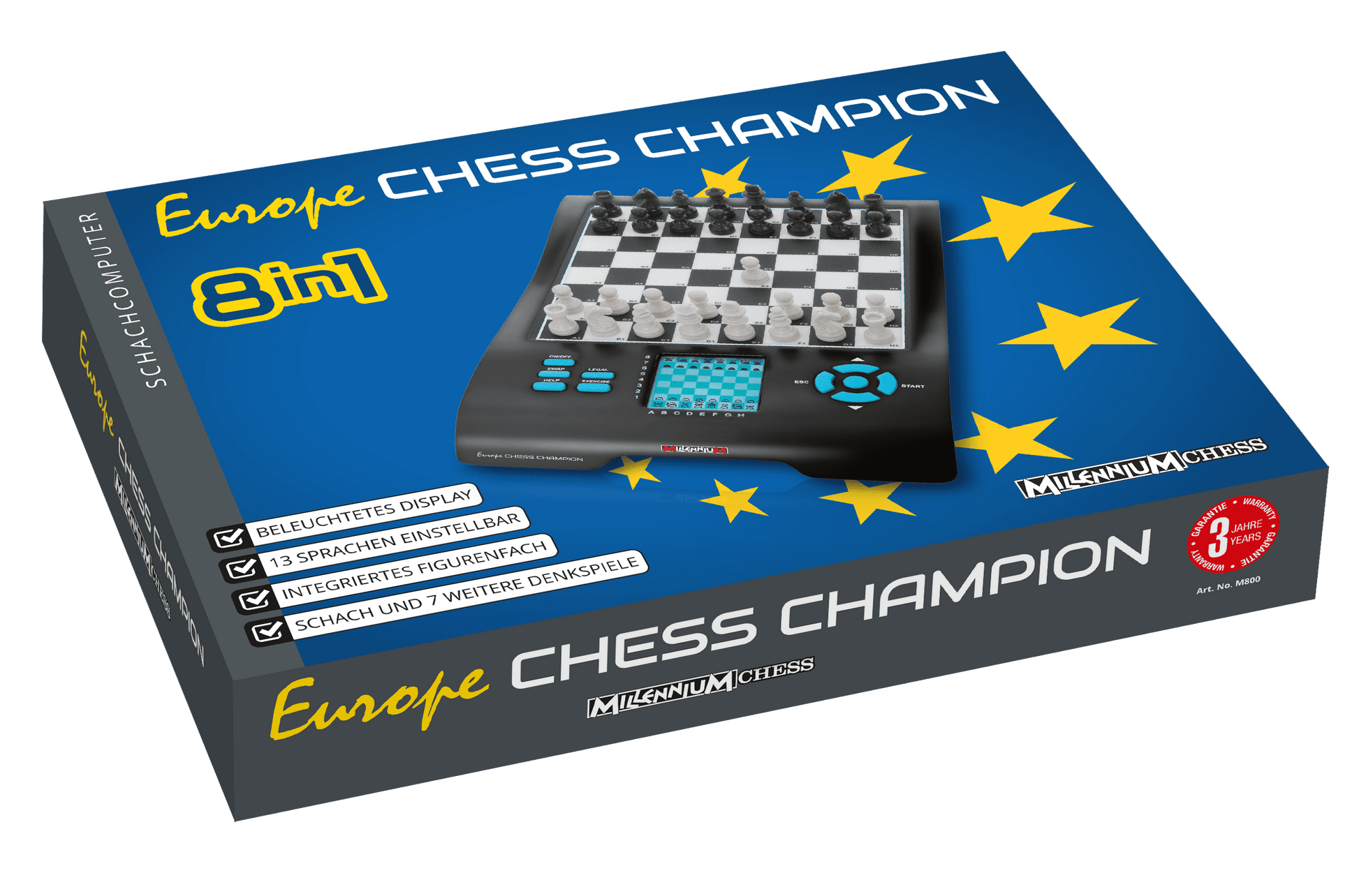 Millennium Chess Champion (Master II) - Máy chơi cờ vua điện tử thông minh - Millennium Millennium - ảnh 2 - Electronic Chess