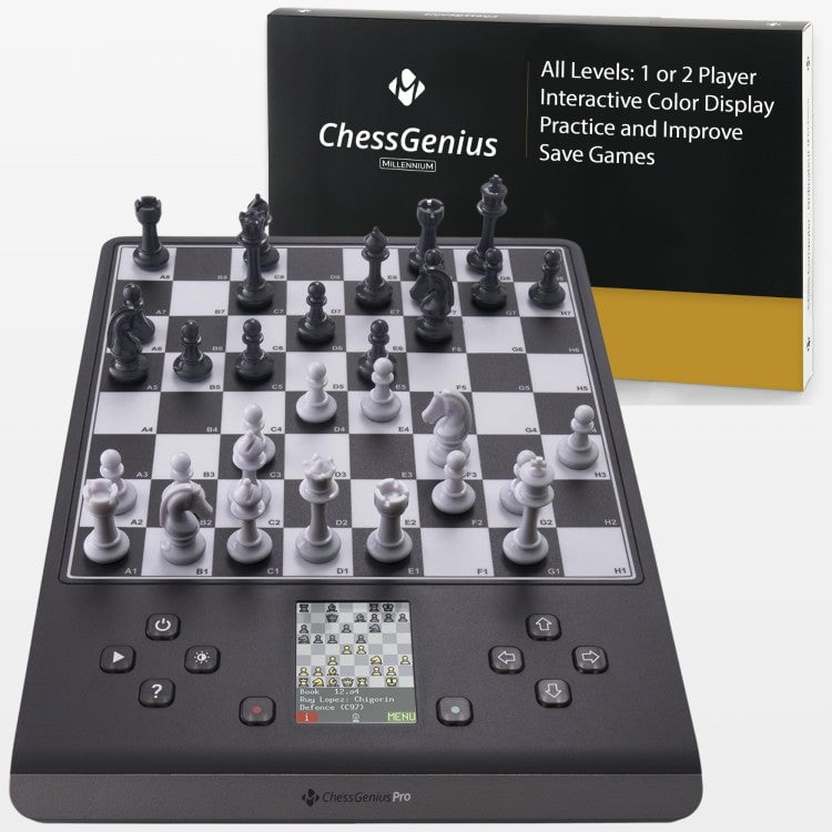 Millennium Chess Computer - Chess Genius PRO - New Edition - Máy tính cờ vua điện tử Millennium