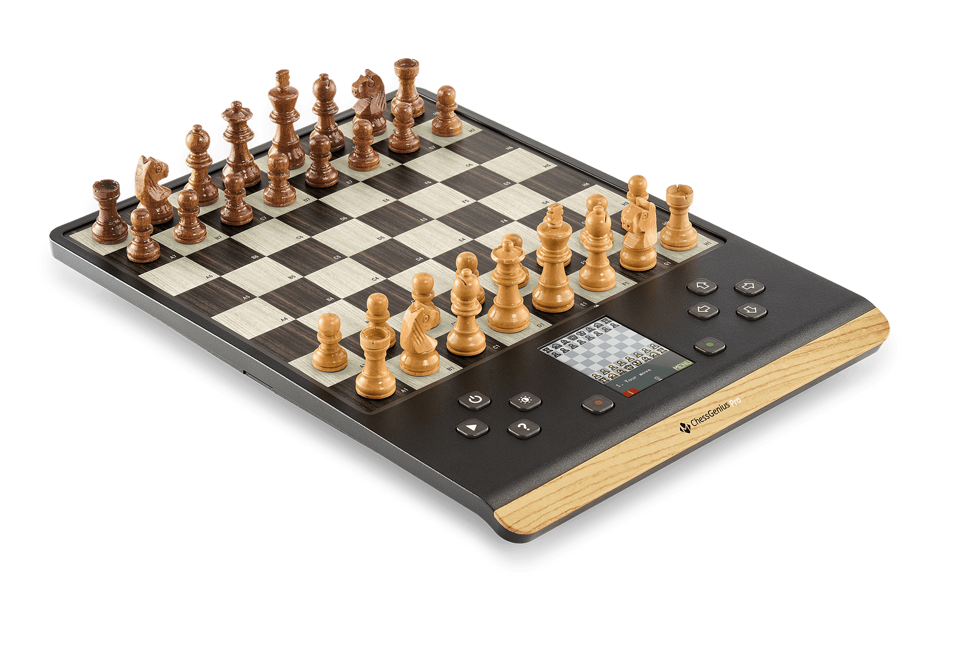 Millennium Chess Genius PRO - Wooden Edition - Máy Tính Chơi Cờ Vua Gỗ Cao Cấp - Millennium - Góc nhìn khác 3