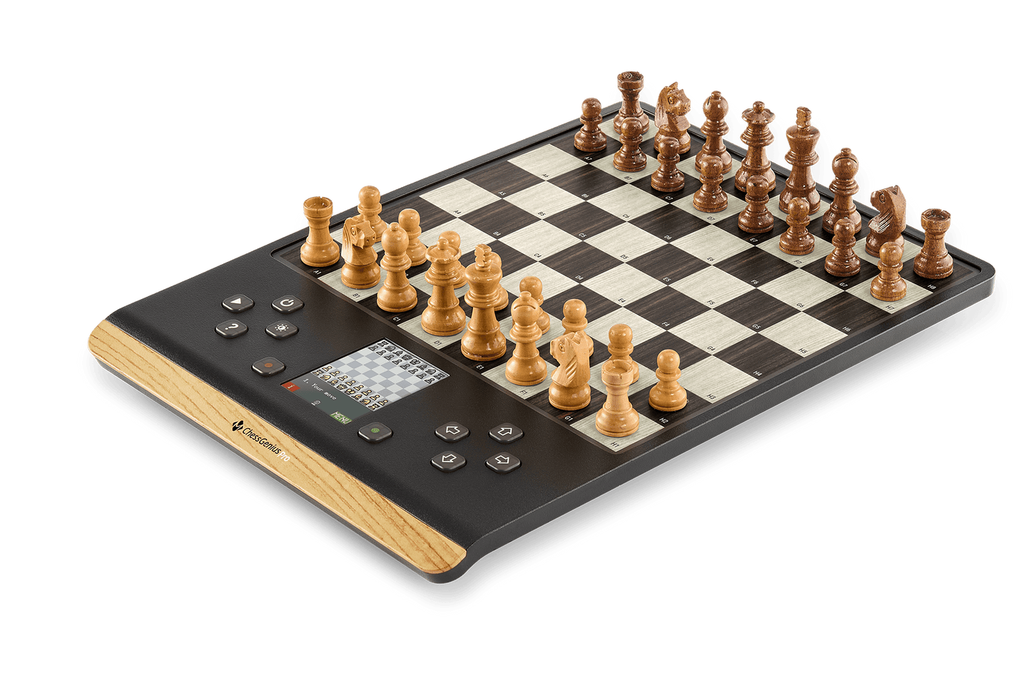 Millennium Chess Genius PRO - Wooden Edition - Máy Tính Chơi Cờ Vua Gỗ Cao Cấp - Millennium