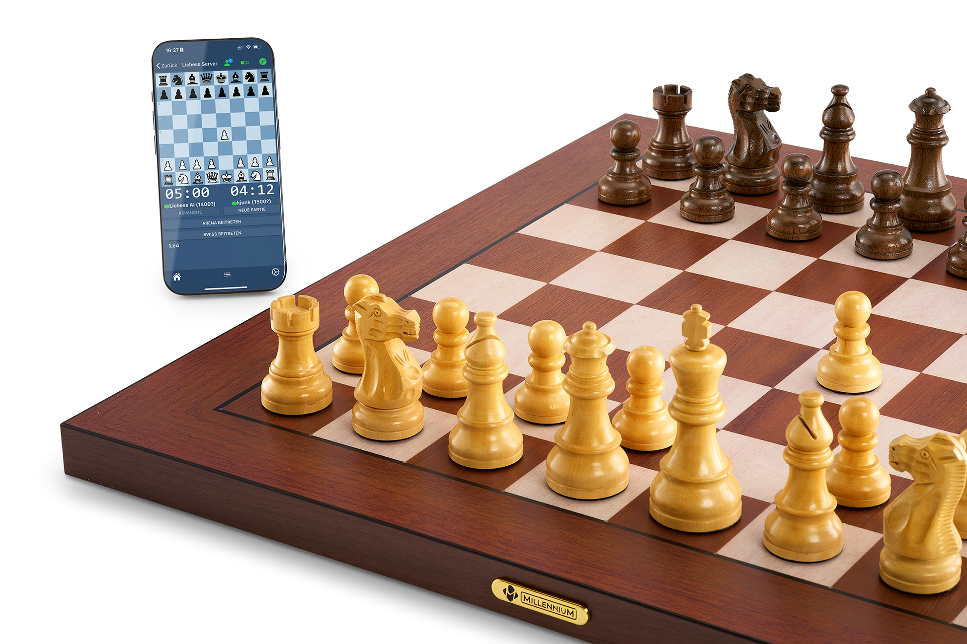 Millennium Supreme T2 Electronic Chessboard - Bàn Cờ Vua Điện Tử Gỗ Cao Cấp Millennium - Hình ảnh sản phẩm