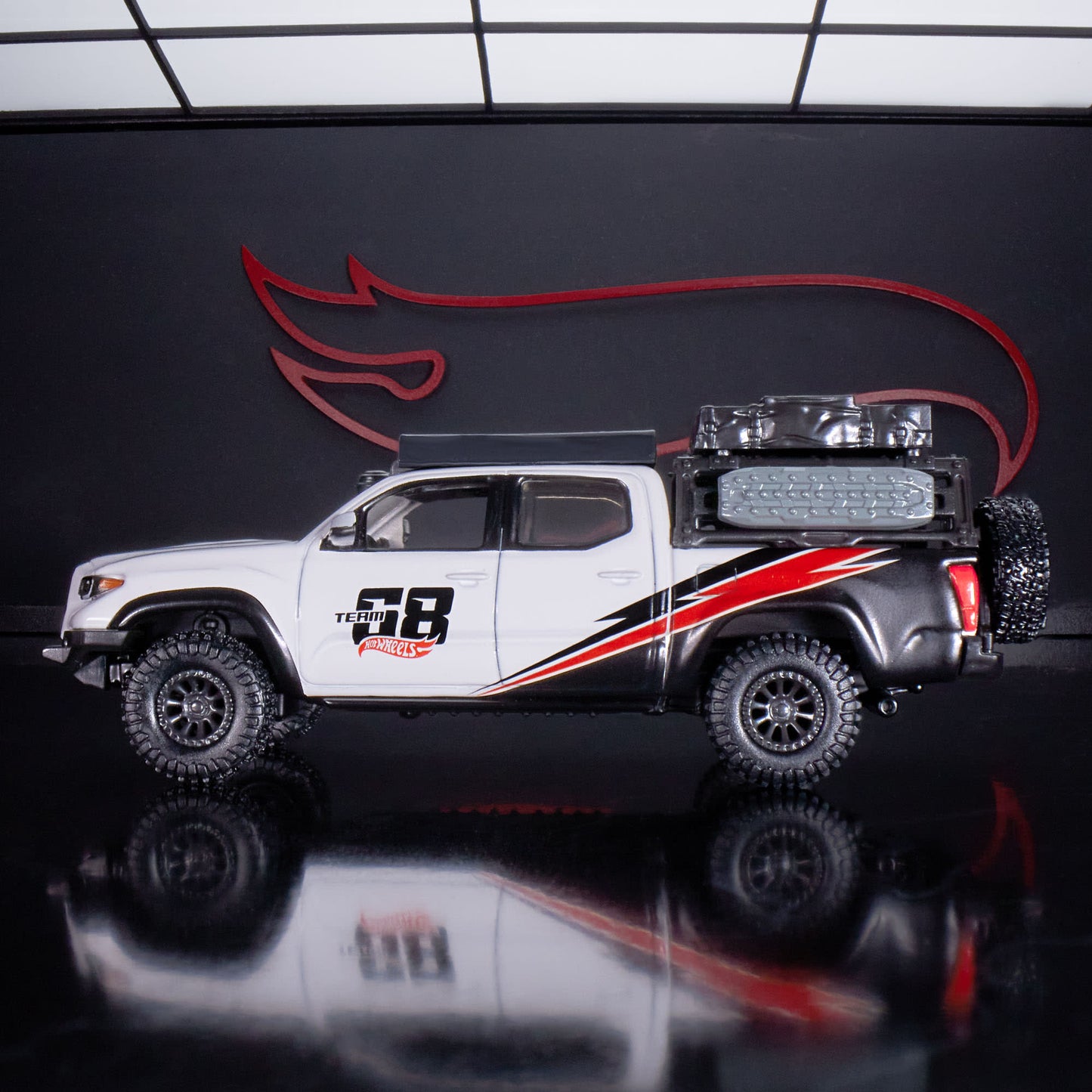 Hot Wheels Elite 64 Mod Shop '17 Toyota Tacoma Xe Mô Hình Kim Loại Hot Wheels - Hình ảnh bổ sung 5