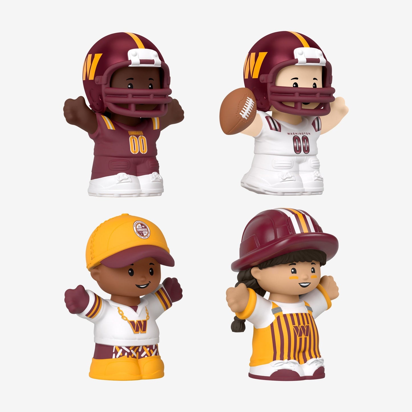 Little People Collector x NFL Washington Commanders Set - Bộ Mô Hình Sưu Tầm Thể Thao NFL - Mattel Creations Mattel - ảnh 1 -