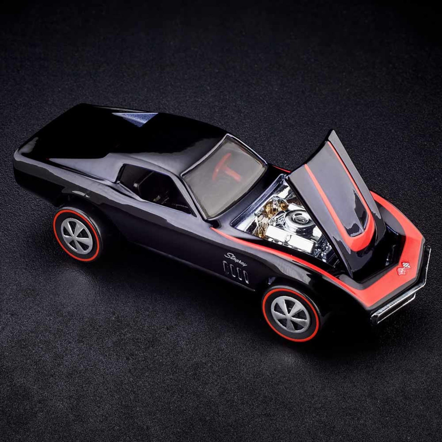 RLC Exclusive Custom Corvette Xe Mô Hình Tỉ Lệ 1:64 Hot Wheels HCK29 - Hình ảnh bổ sung 6