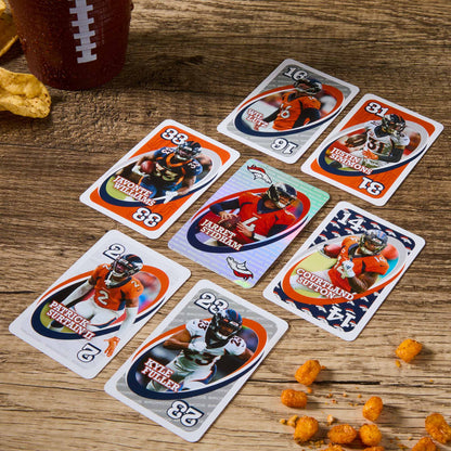 UNO Fandom NFL Denver Broncos Game Deck - Trò Chơi Thẻ Bài Bóng Bầu Dục - Mattel - Hình ảnh bổ sung 6