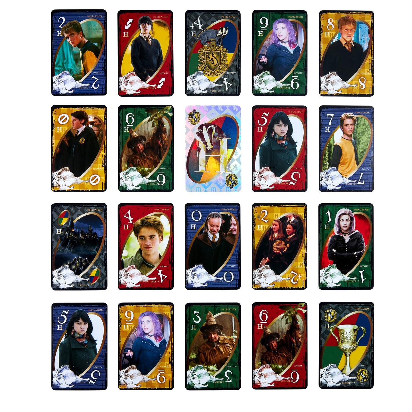 UNO Fandom Harry Potter Hufflepuff Game Deck - Trò chơi thẻ bài Nhà Hufflepuff - Mattel - Hình ảnh bổ sung 4