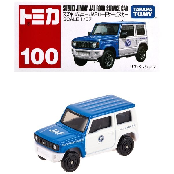 Tomica No. 100 Suzuki Jimny JAF Road Service Car