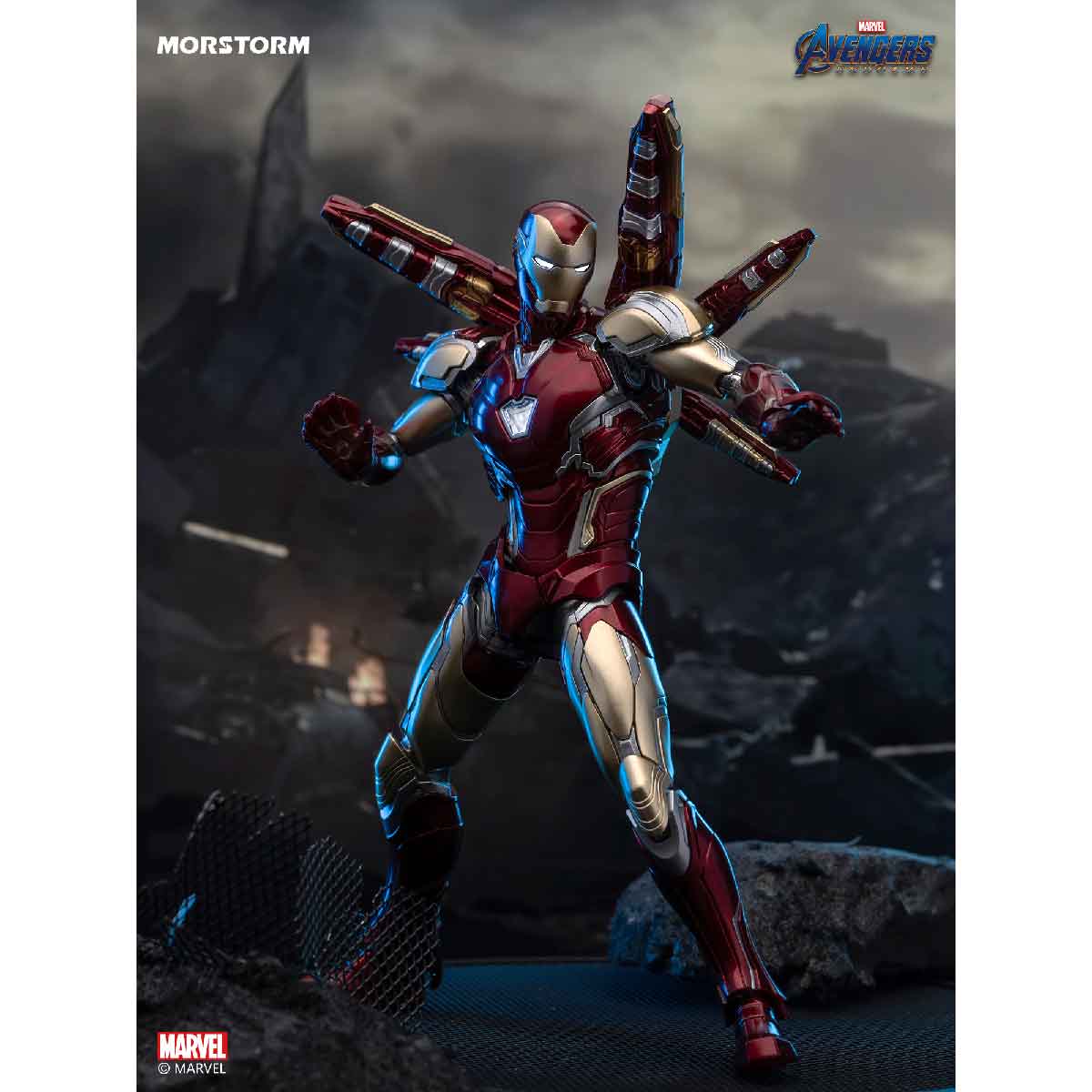 1/14 Marvel Iron Man Assembled Model Toy MK85 - Mô hình lắp ráp - MORSTORM EM2388301