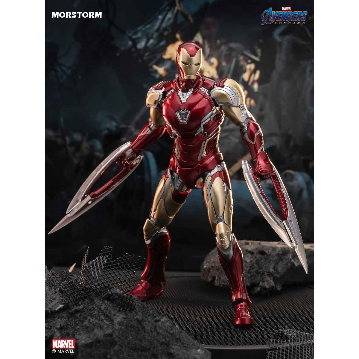 1/14 Marvel Iron Man Assembled Model Toy MK85 - Mô hình lắp ráp - MORSTORM EM2388301