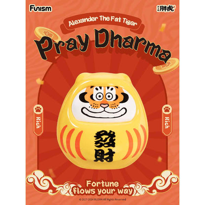 Alexander The Fat Tiger - Pray Dharma - Mô hình Art Toy Blind Box - FUNISM MX2064