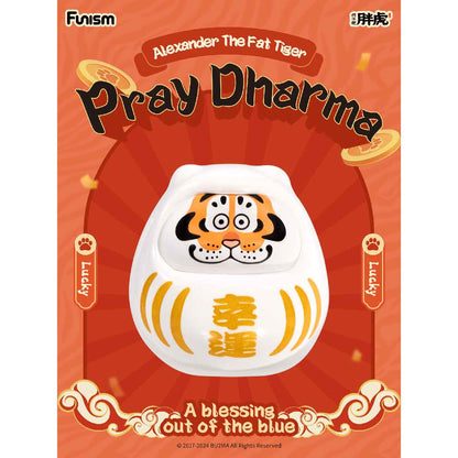 Alexander The Fat Tiger - Pray Dharma - Mô hình Art Toy Blind Box - FUNISM MX2064