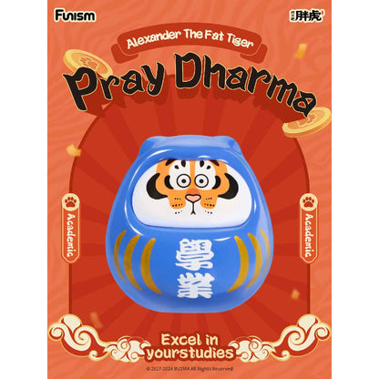 Alexander The Fat Tiger - Pray Dharma - Mô hình Art Toy Blind Box - FUNISM MX2064