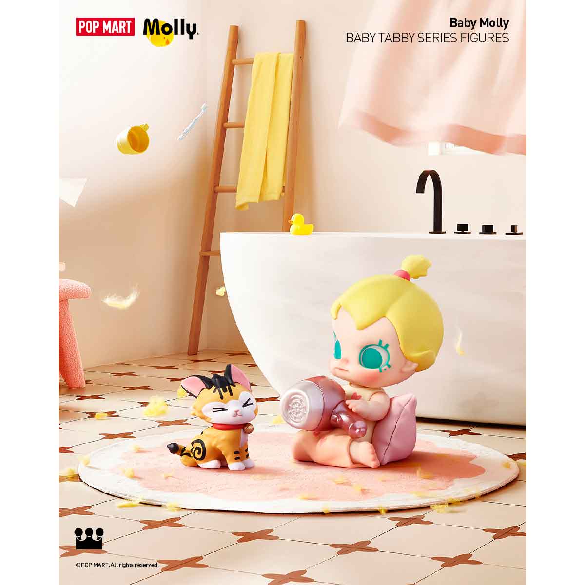 Baby Molly & Baby Tabby Series Figures - Mô hình Blind Box - POP MART