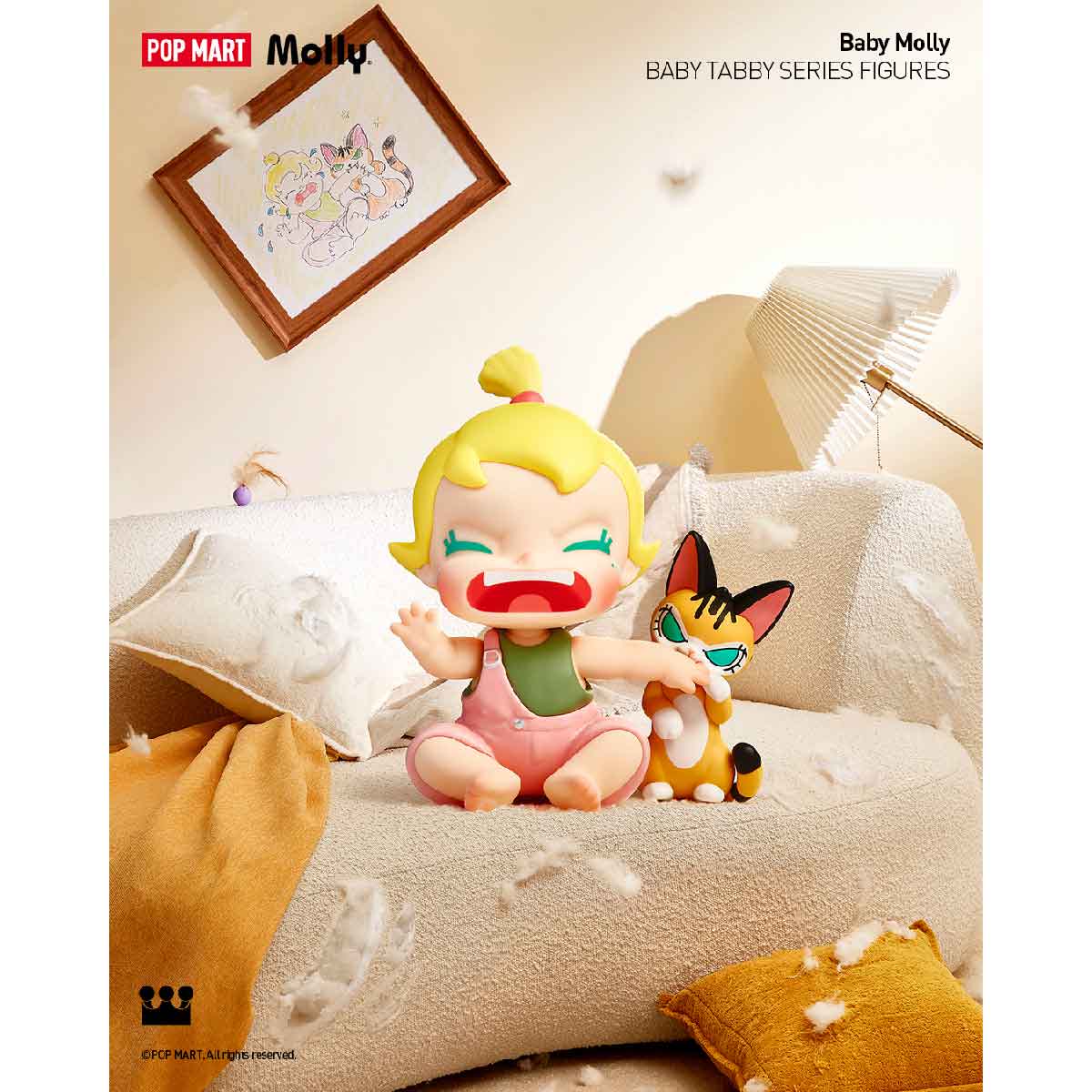 Baby Molly & Baby Tabby Series Figures - Mô hình Blind Box - POP MART