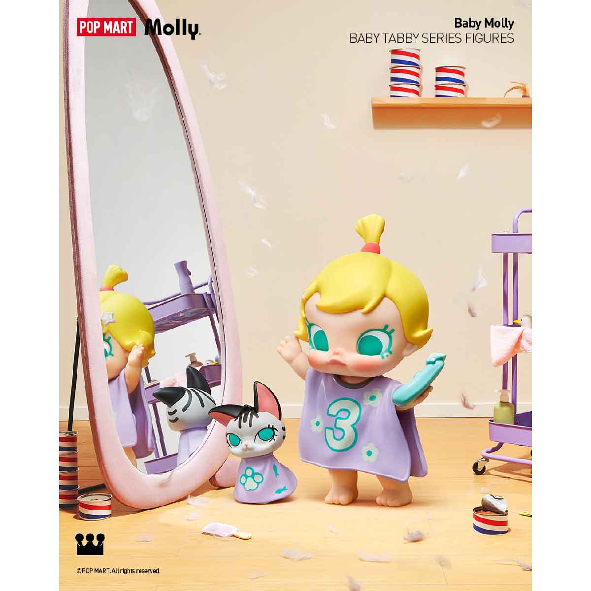 Baby Molly & Baby Tabby Series Figures - Mô hình Blind Box - POP MART