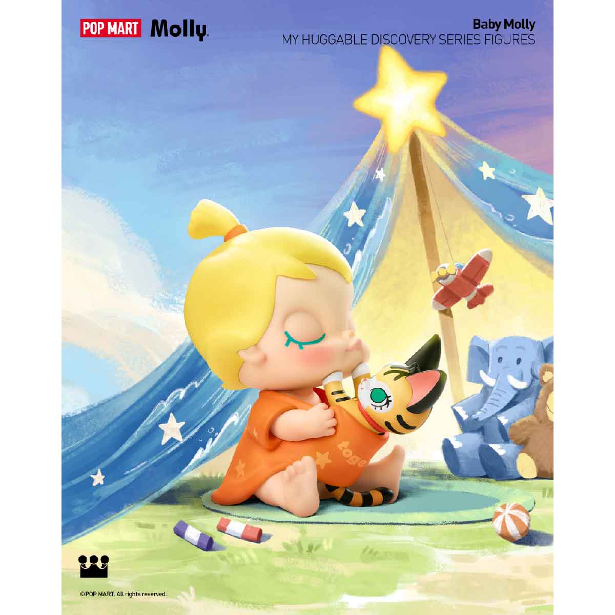 Baby Molly My Huggable Discovery Series Figures - Mô hình Blind Box - POP MART
