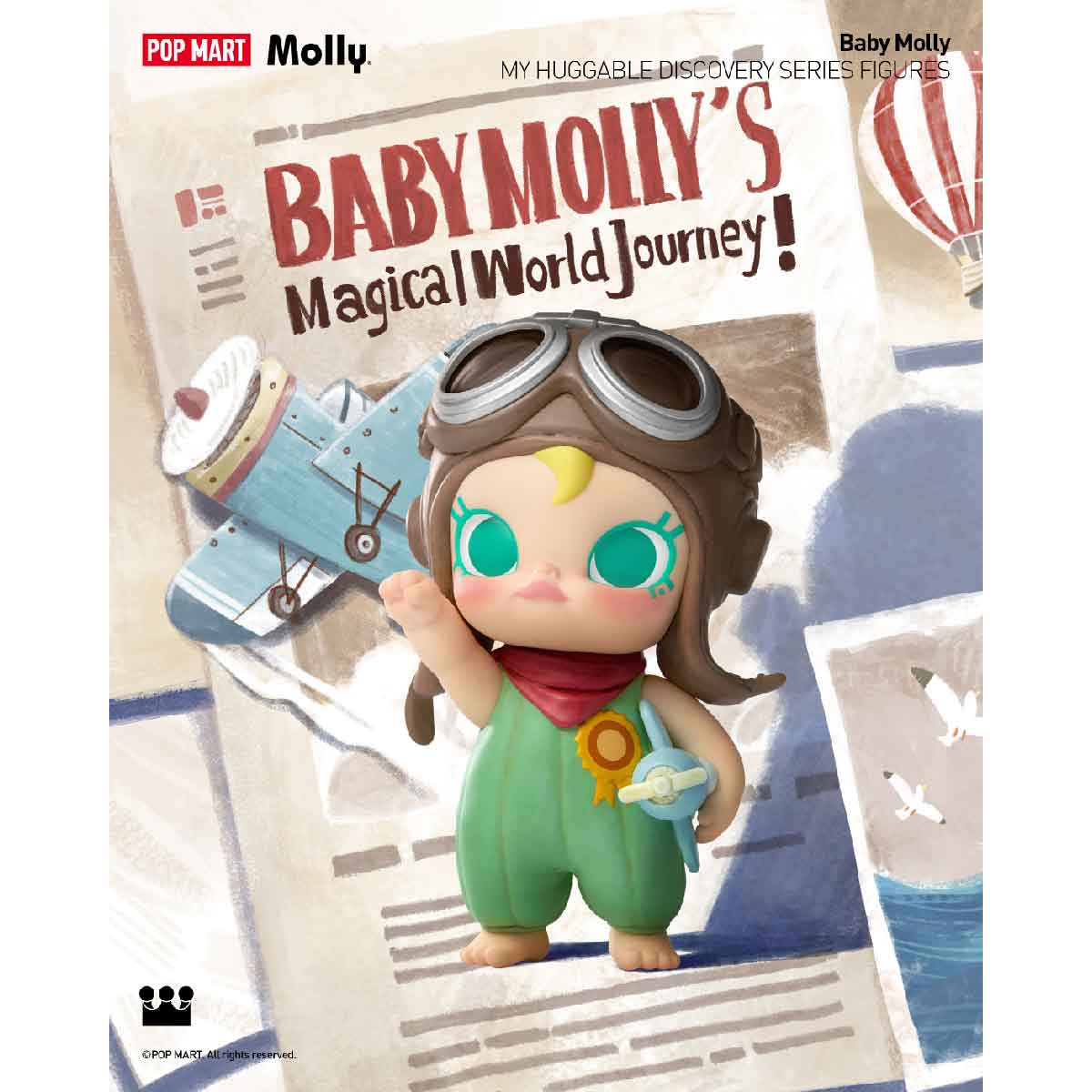 Baby Molly My Huggable Discovery Series Figures - Mô hình Blind Box - POP MART