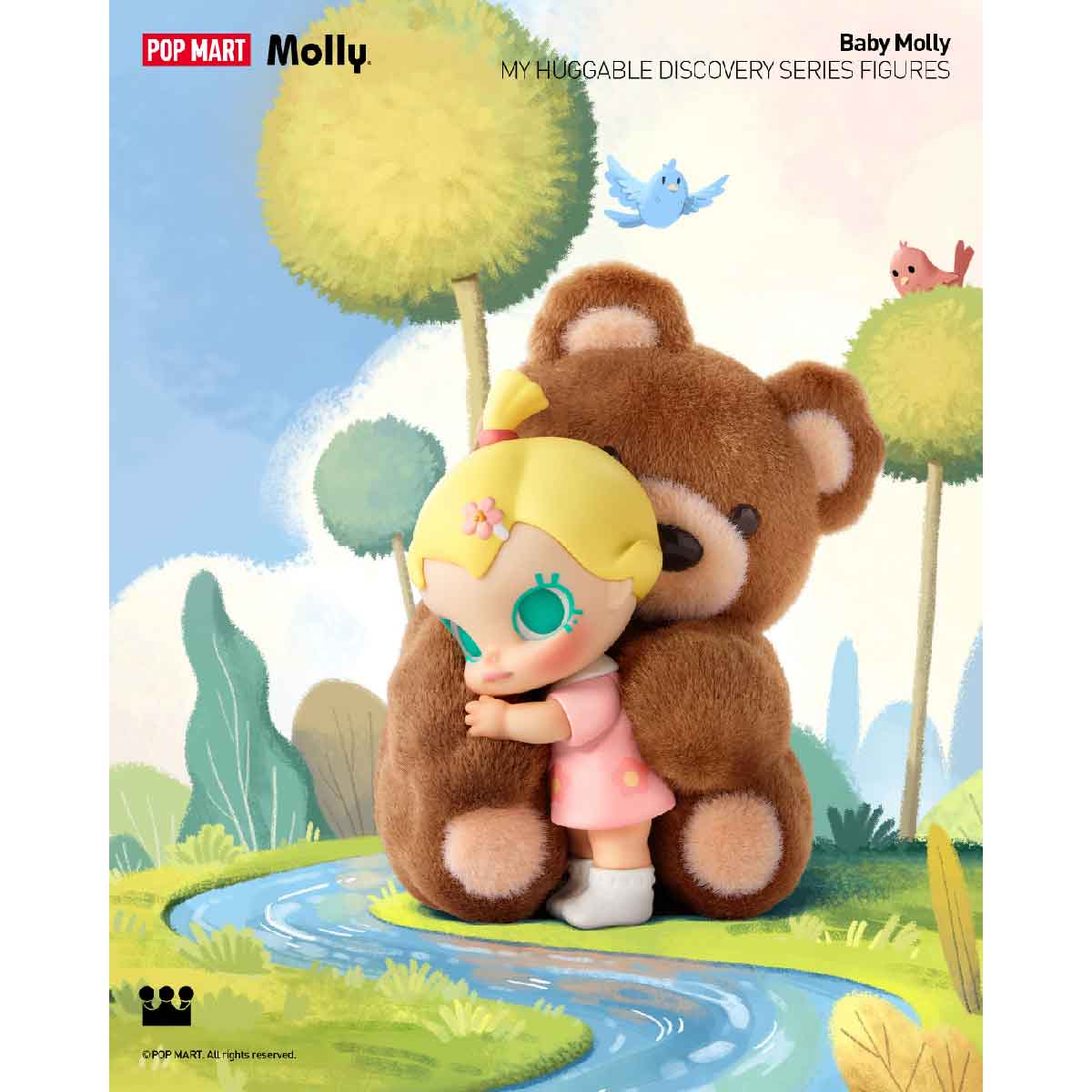 Baby Molly My Huggable Discovery Series Figures - Mô hình Blind Box - POP MART