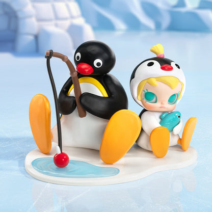 Baby Molly × Pingu Fishing Time Figure - Mô hình Art Toy - POP MART