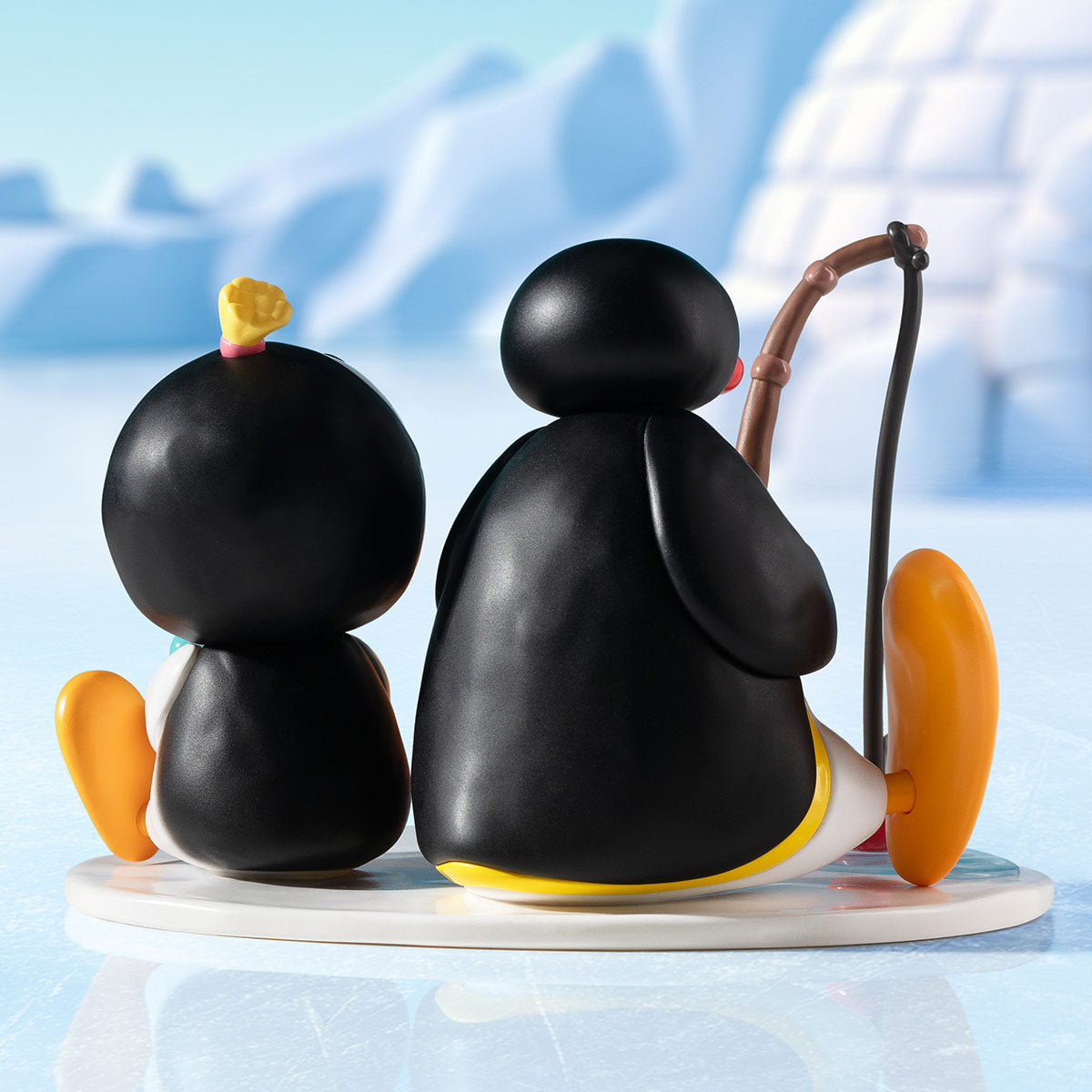 Baby Molly × Pingu Fishing Time Figure - Mô hình Art Toy - POP MART