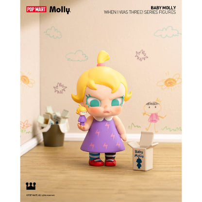 Baby Molly When I was Three！Series Figures - Mô hình Blind Box Art Toy - POP MART