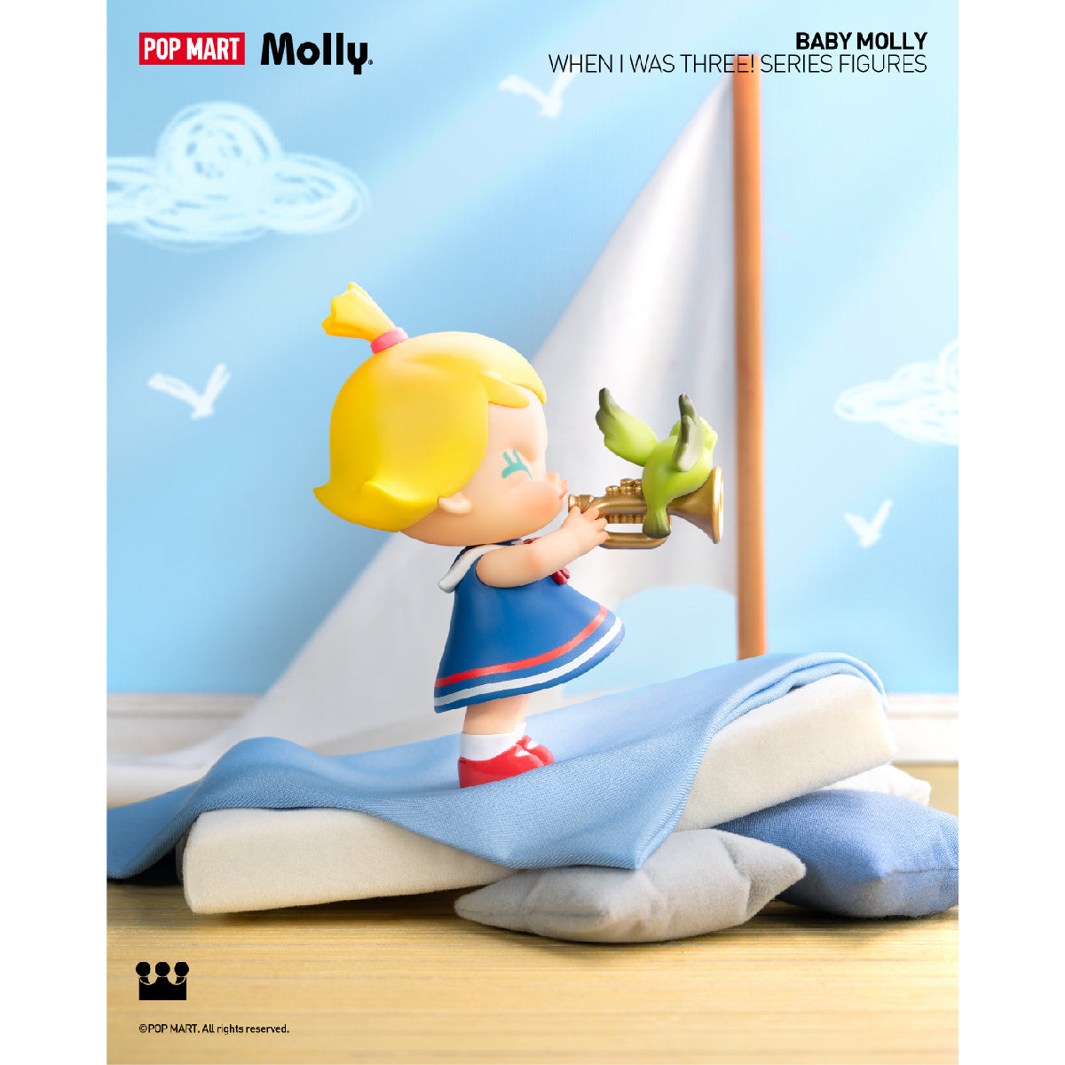 Baby Molly When I was Three！Series Figures - Mô hình Blind Box Art Toy - POP MART