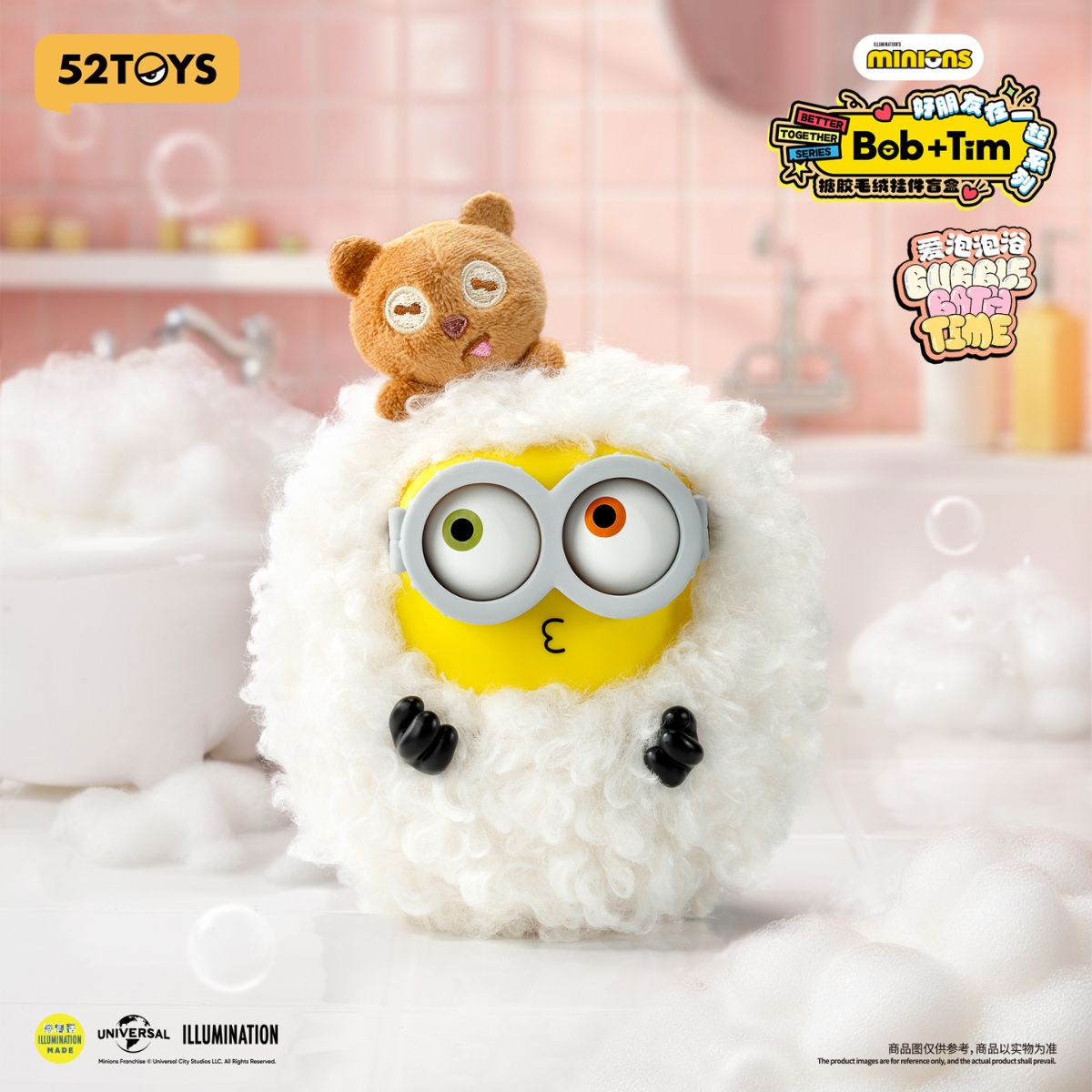 Bob & Tim Best Buddies Series Vinyl Plush Keychain - Móc khóa gấu bông Blind Box - 52TOYS