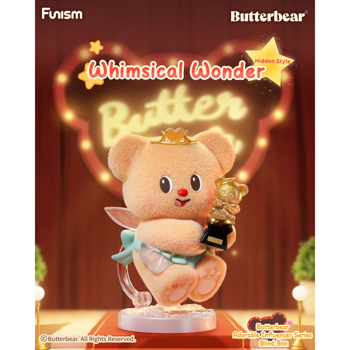 Butterbear Adorable Influencer Series - Mô hình Blind Box Art Toy - FUNISM MX2108