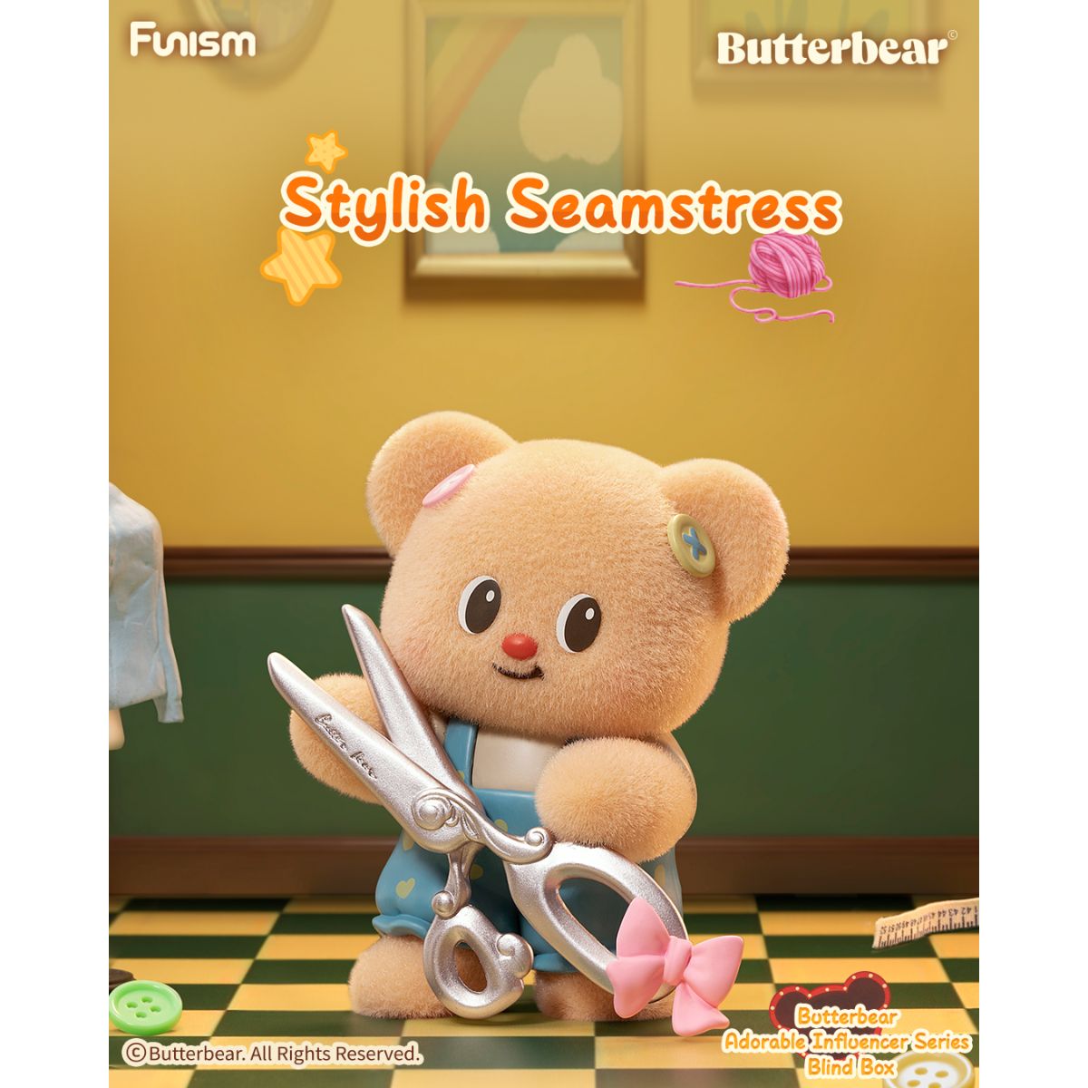 Butterbear Adorable Influencer Series - Mô hình Blind Box Art Toy - FUNISM MX2108