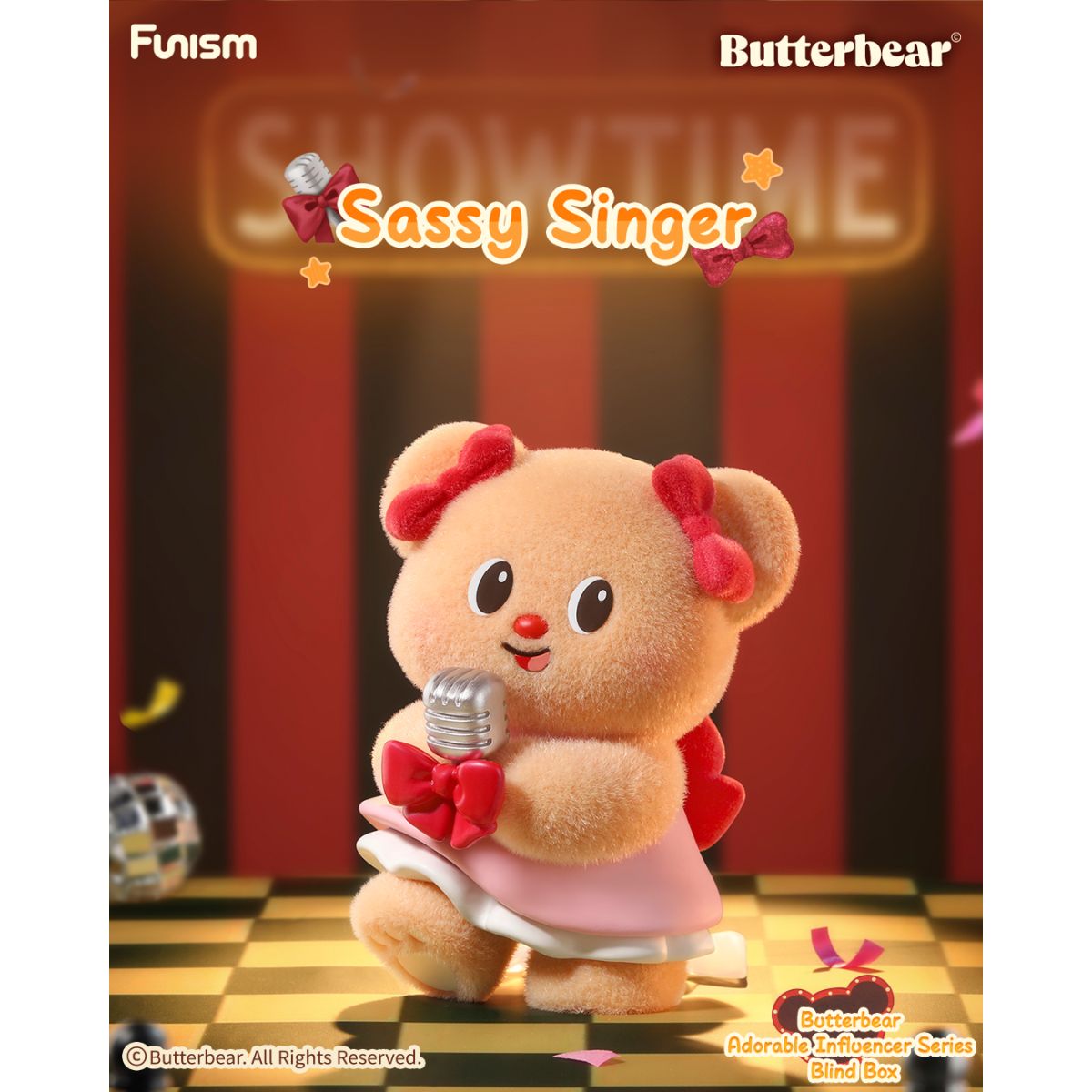 Butterbear Adorable Influencer Series - Mô hình Blind Box Art Toy - FUNISM MX2108