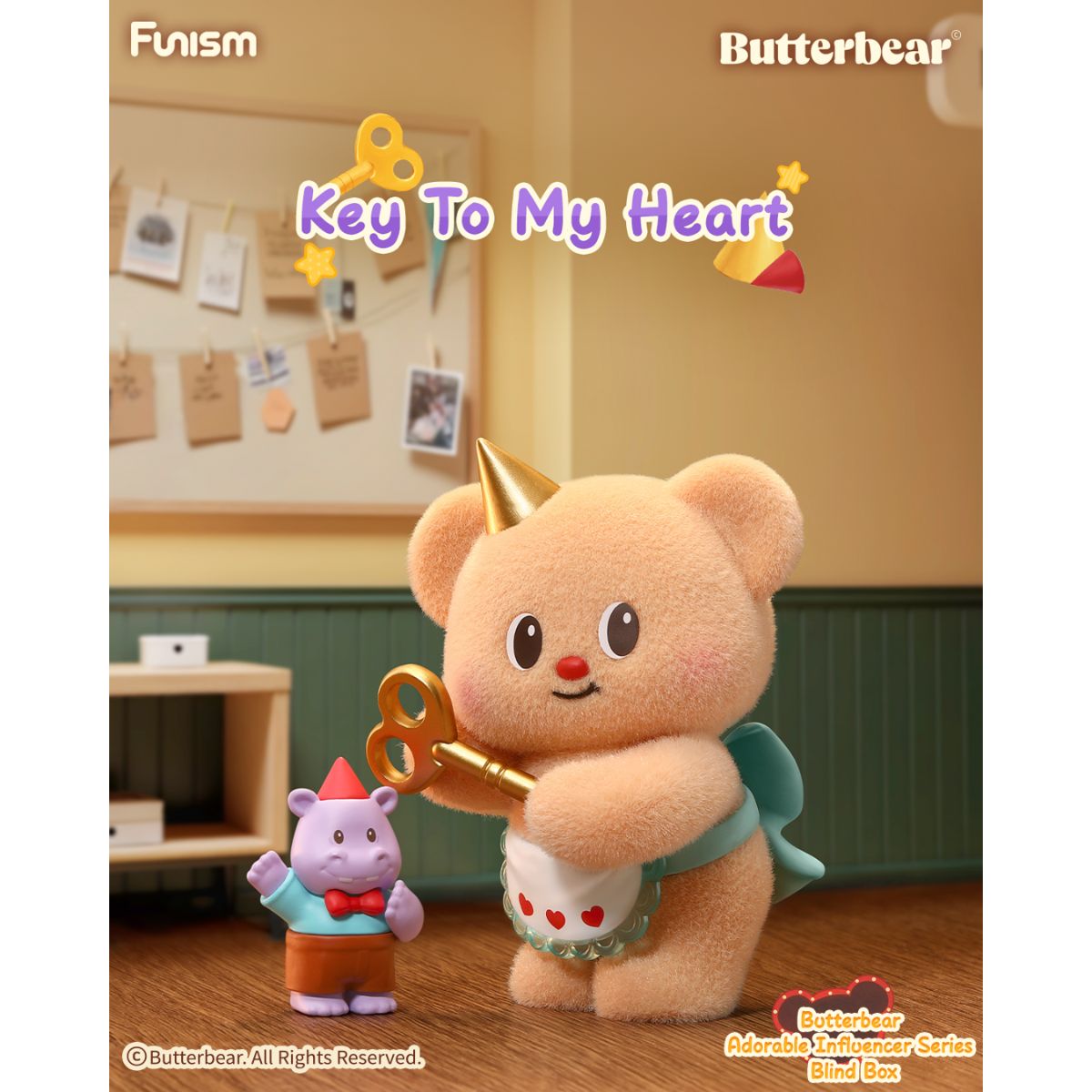 Butterbear Adorable Influencer Series - Mô hình Blind Box Art Toy - FUNISM MX2108
