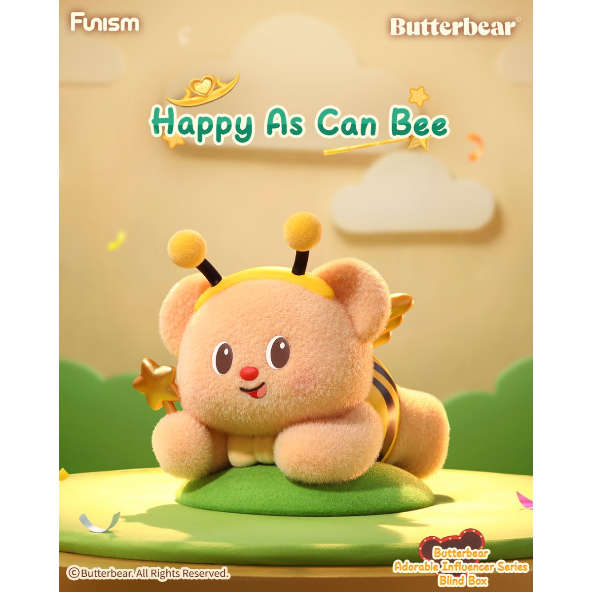 Butterbear Adorable Influencer Series - Mô hình Blind Box Art Toy - FUNISM MX2108