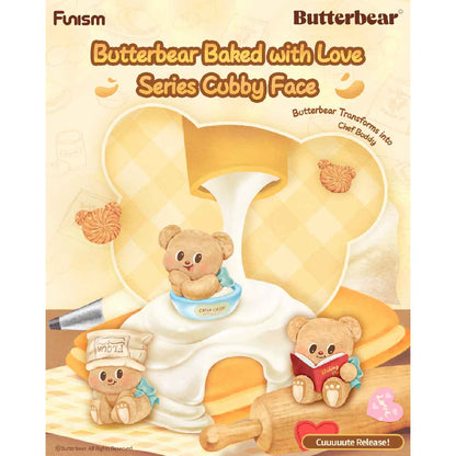 ButterBear Baked With Love Series Cubby Face - Mô hình Blind Box - FUNISM MX2089