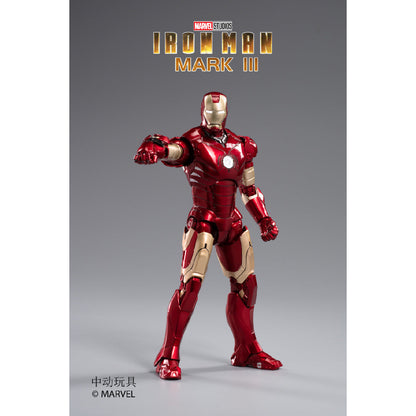 High-end Iron Man MK3 Glowing Energy Model - Mô hình siêu anh hùng phát sáng - ZD Toys 1907-03
