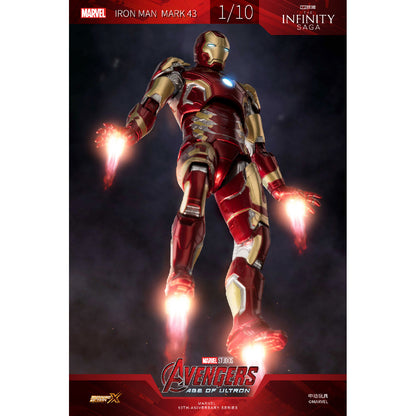 High-end Iron Man MK43 Model - Mô hình hành động cao cấp - ZD TOYS 1906-43