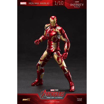 High-end Iron Man MK43 Model - Mô hình hành động cao cấp - ZD TOYS 1906-43