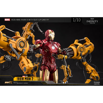 High-end MK4 Model and Combat Transformation System - Mô hình Iron Man MK4 kèm bệ máy biến hình - ZD TOYS 1918