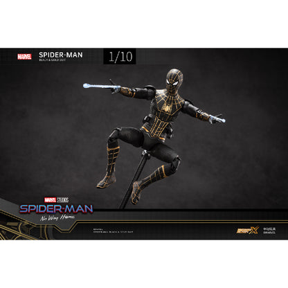 High-end Spiderman Black&Gold Model NWH ZD TOYS 1913-01 - Mô hình Action Figure cao cấp - ZD TOYS ZD TOYS - ảnh 6 - Action Fi