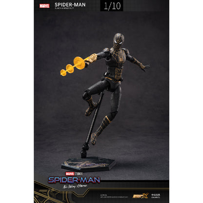 High-end Spiderman Black&Gold Model NWH ZD TOYS 1913-01 - Mô hình Action Figure cao cấp - ZD TOYS ZD TOYS - ảnh 1 - Action Fi