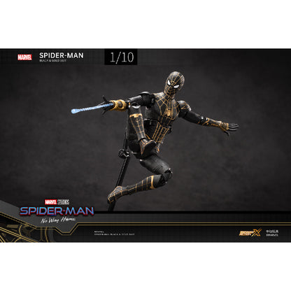 High-end Spiderman Black&Gold Model NWH ZD TOYS 1913-01 - Mô hình Action Figure cao cấp - ZD TOYS ZD TOYS - ảnh 5 - Action Fi