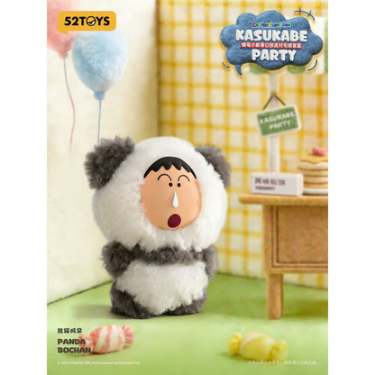 Đồ Chơi Mô Hình Crayon Shin-Chan Kasukabe Party Plush Blind Box 52TOYS 6958985072618