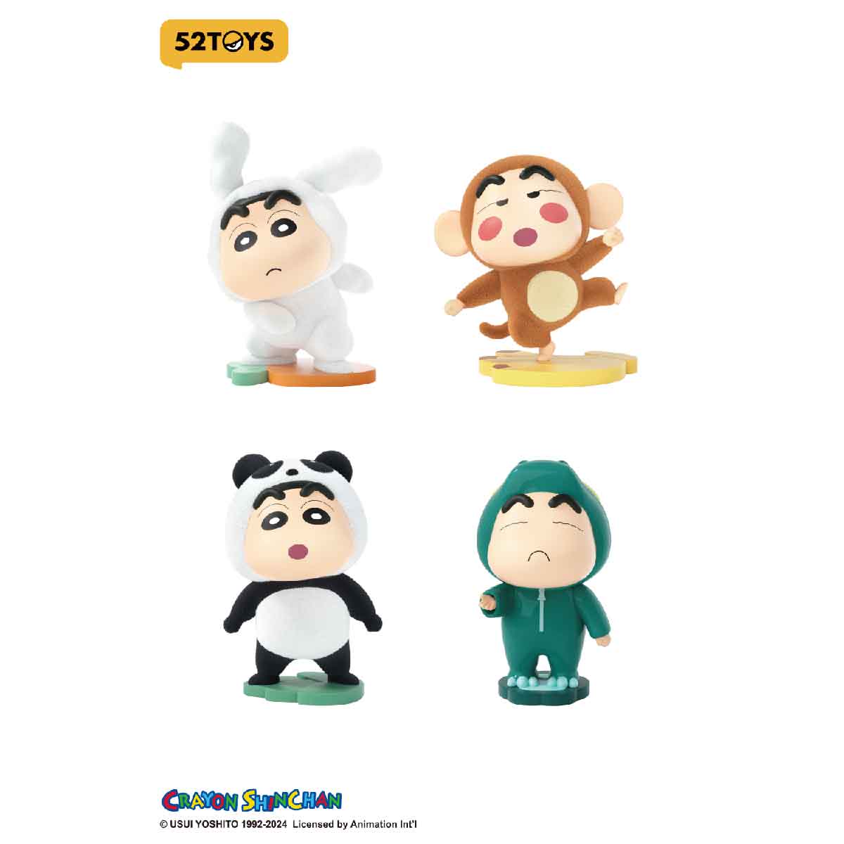 Crayon Shinchan Animal Cha Cha Cha - Mô hình Blind Box - 52TOYS