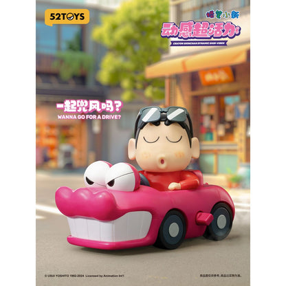 Crayon Shinchan Dynamic Shin-Vibes Model Toy - Mô hình Blind Box lên dây cót - 52TOYS