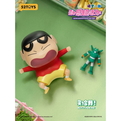 Crayon Shinchan Dynamic Shin-Vibes Model Toy - Mô hình Blind Box lên dây cót - 52TOYS