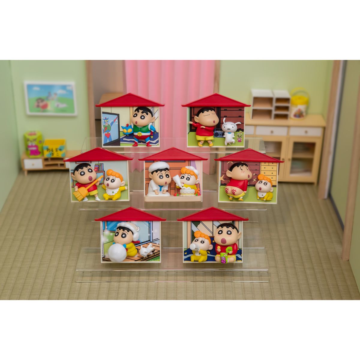 Crayon Shinchan Nohara Family Series Figures - Mô hình Blind Box ngẫu nhiên - TOP TOY