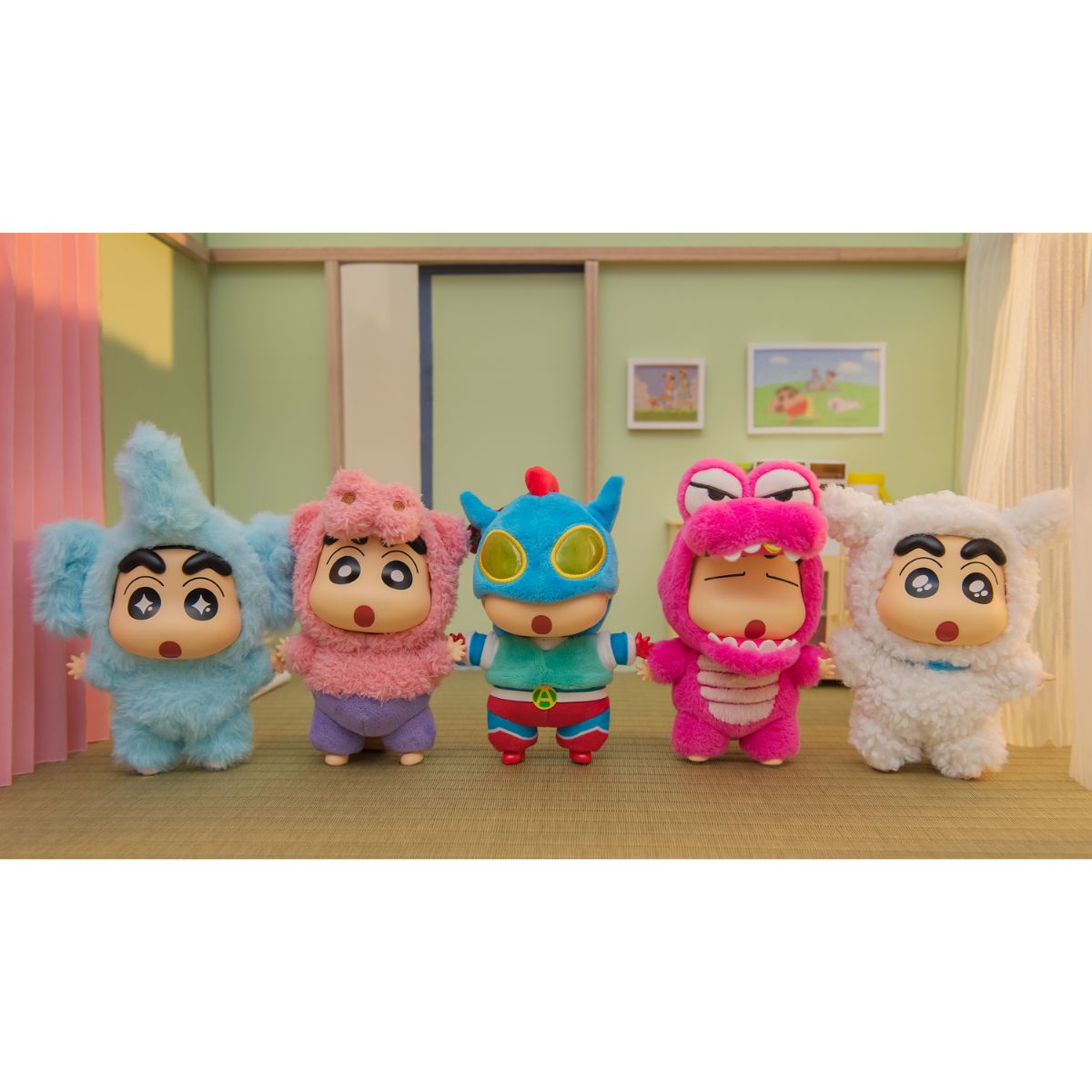 Crayon Shinchan Play Party Series Vinyl Plush - Mô hình Blind Box Bông & Vinyl - TOP TOY