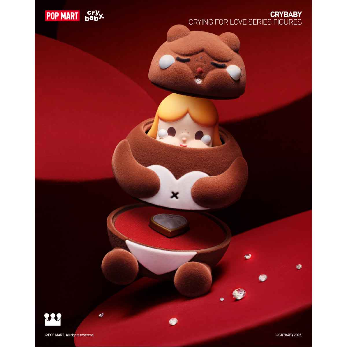 CryBaby Crying For Love Series Figures - Mô hình Blind Box Art Toy - POP MART