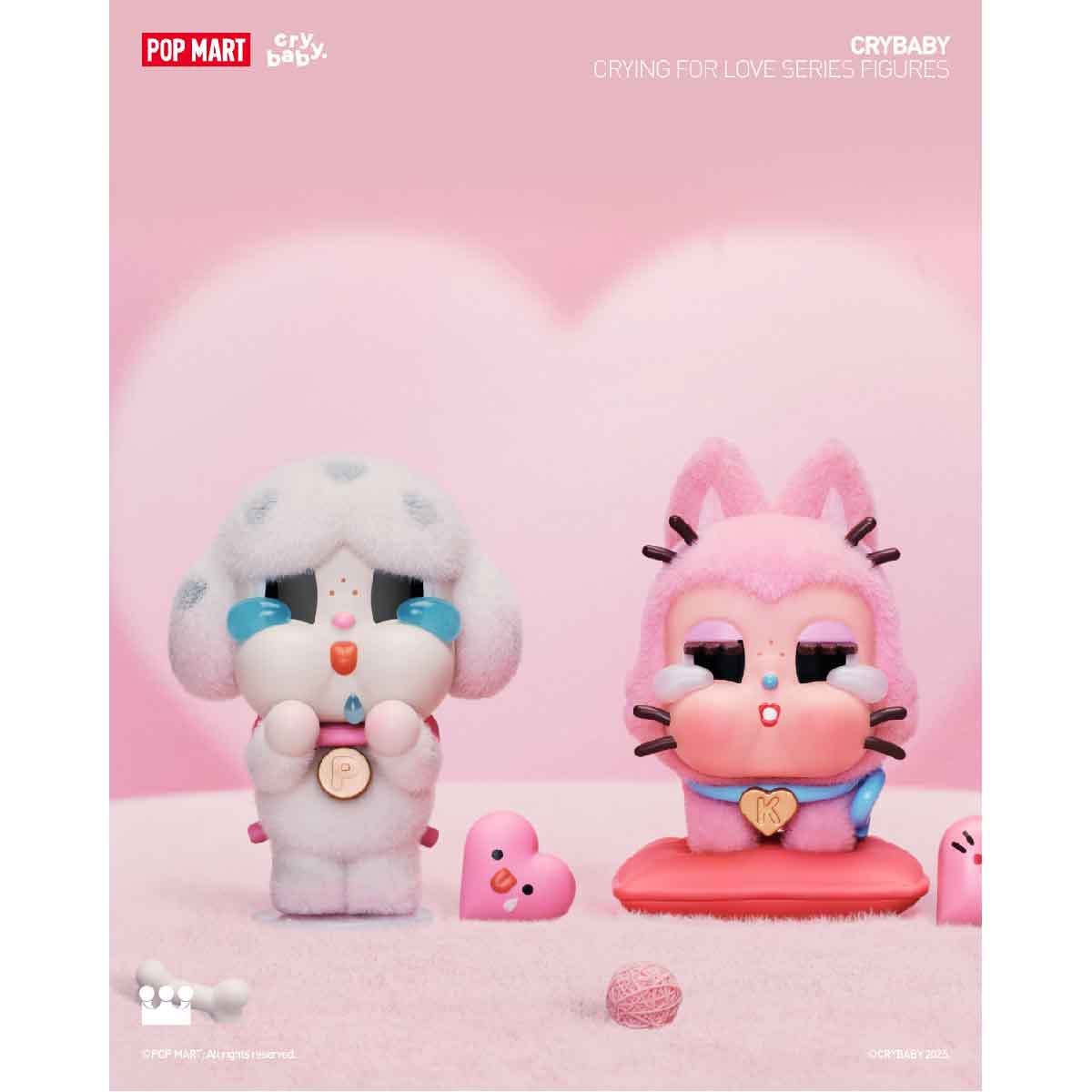 CryBaby Crying For Love Series Figures - Mô hình Blind Box Art Toy - POP MART