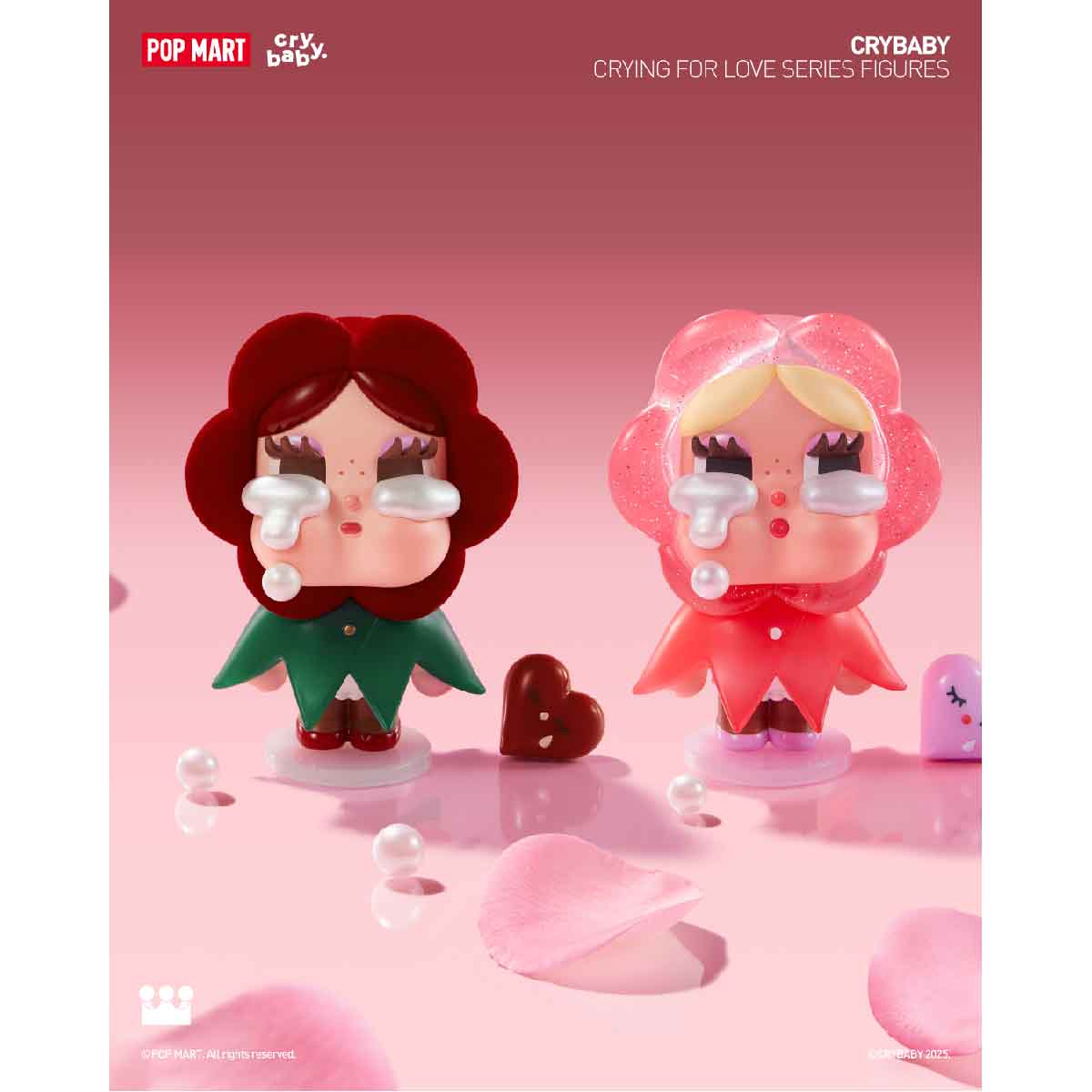CryBaby Crying For Love Series Figures - Mô hình Blind Box Art Toy - POP MART